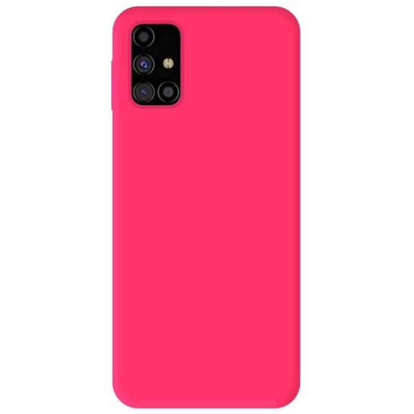 Silikonfodral - Samsung - Galaxy M31s - Matt Rosaflashing - Stötresistent - Lätt