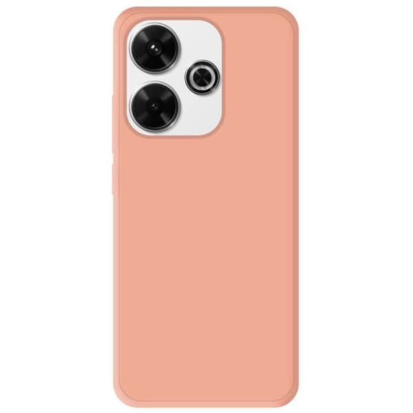 Silicone-fodral - Xiaomi - Redmi 13 4G - Ljus rosa - Chockbeständig skydd - Fri åtkomst till funktioner