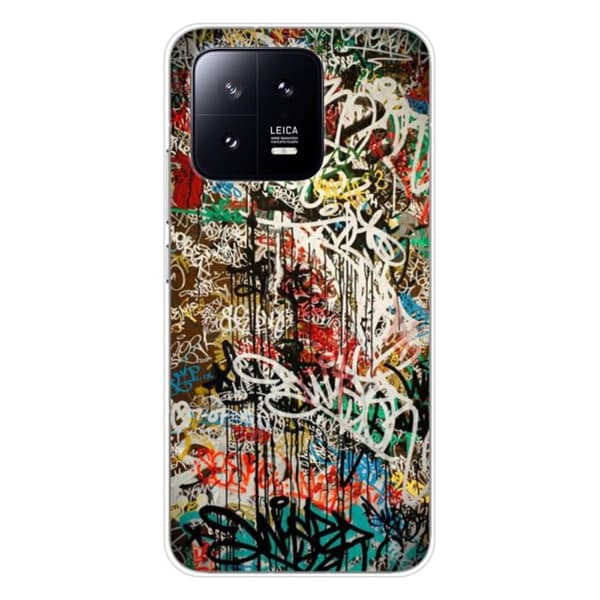 Tryckt silikonfodral som är kompatibelt med Xiaomi 13 Graffiti 1