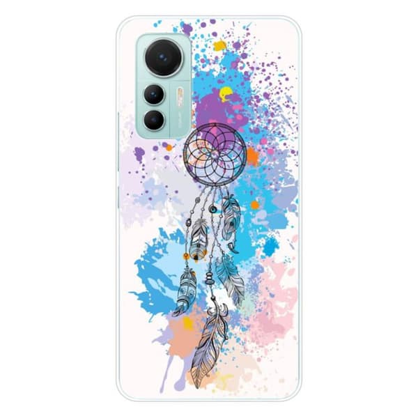Tryckt silikonfodral som är kompatibelt med Xiaomi Mi 12 Lite Dreamcatcher Color