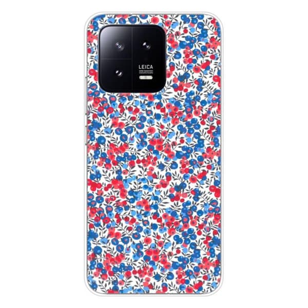 Tryckt silikonfodral kompatibelt med Xiaomi 13 Liberty Wiltshire Blue
