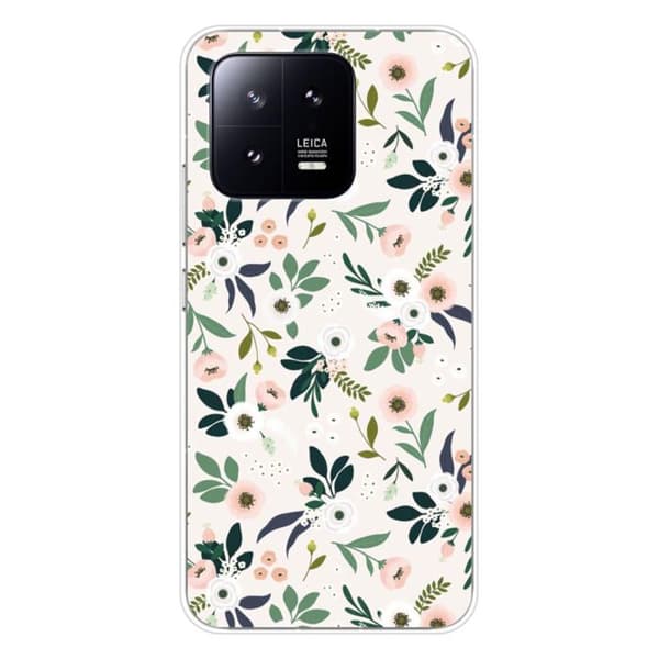 Tryckt silikonfodral som är kompatibelt med Xiaomi 13 Flowers
