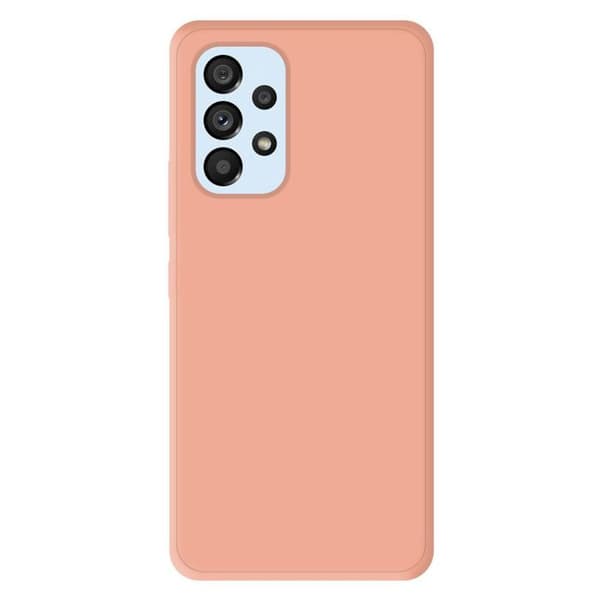 Silikonskal - Samsung - Galaxy A53 5G - Matt ljusrosa - Stötsäker - Fritt tillgång till funktioner