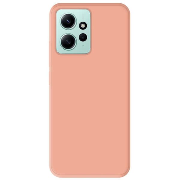 Siliconefodral - Xiaomi - Redmi Note 12 4G - Ljus rosa - Stötabsorberande skydd - Fri åtkomst till funktioner
