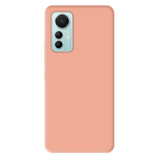 Enfåll mat silikon i enhetlig rosa, kompatibel med Xiaomi Mi 12 Lite