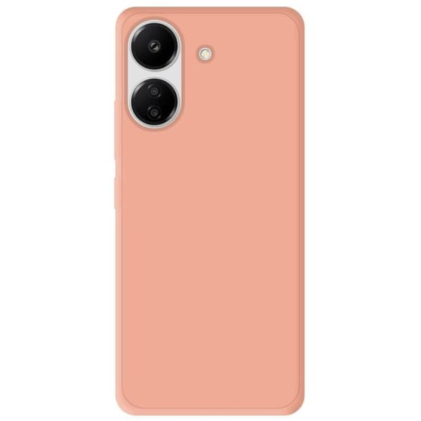Siliconfodral - Xiaomi - Redmi 13C 4G - Ljus rosa - Stötabsorberande skydd - Fri åtkomst till funktioner