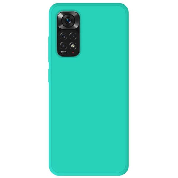 Siliconfodral - Xiaomi - Redmi Note 11 4G - Matt Aqua - Stötsäker skydd - Fritt tillgång till funktioner