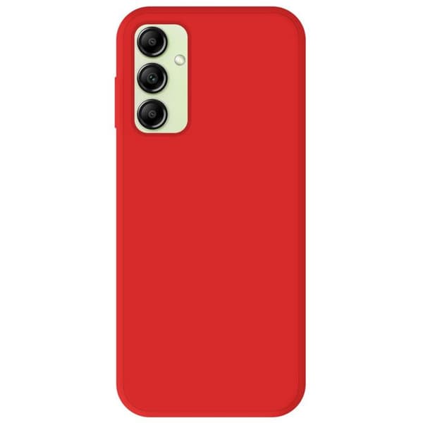 Vanligt matt rött silikonfodral kompatibelt Samsung Galaxy A14 5G Galaxy A14 4G