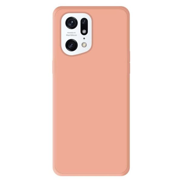 Silikonskal - Oppo - Find X5 Pro - Ljusrosa - Stöttålig - Gratis frakt 48h