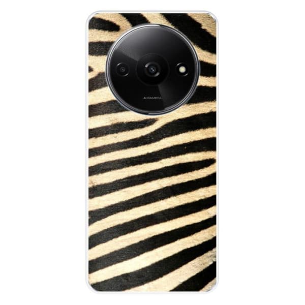 Tryckt silikonfodral som är kompatibelt med Xiaomi Redmi A3 4G Zebra