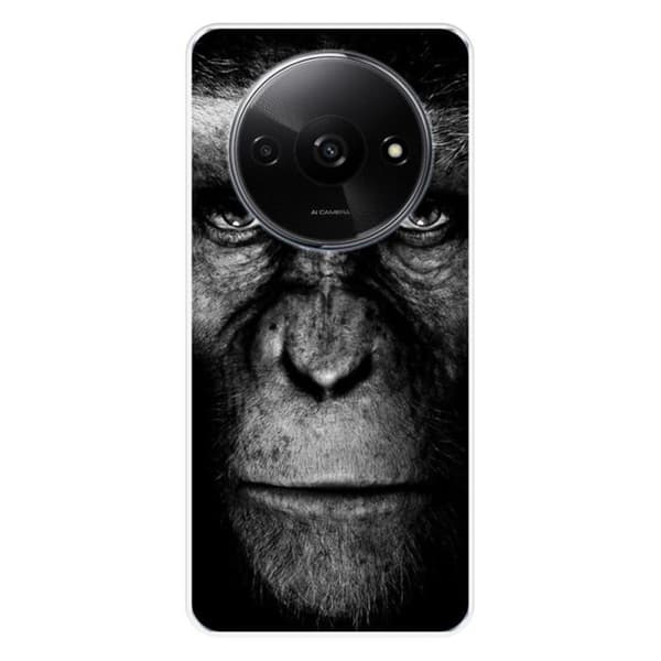 Tryckt silikonfodral som är kompatibelt med Xiaomi Redmi A3 4G Monkey