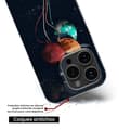 Miniatyrbild 2 av 2: Tryckt silikonfodral som är kompatibelt med Apple iPhone 14 Pro Balloon Cosmonaut