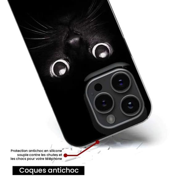 Tryckt silikonfodral som är kompatibelt med Samsung Galaxy M15 5G kattögon