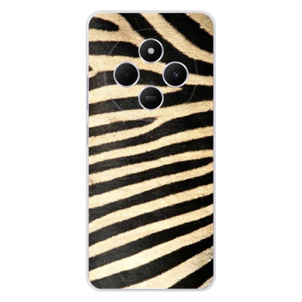 Tryckt silikonfodral som är kompatibelt med Xiaomi Redmi 14C 4G Zebra