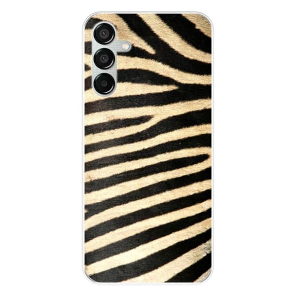 Tryckt silikonfodral som är kompatibelt med Samsung Galaxy M15 5G Zebra