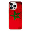 Miniatyrbild 1 av 3: Tryckt silikonfodral som är kompatibelt med Apple iPhone 14 Pro Marockos flagga