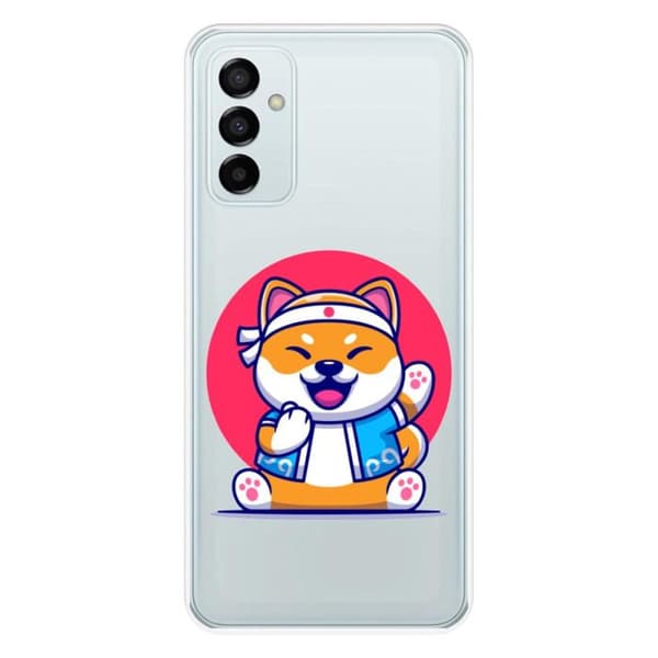 Tryckt silikonfodral som är kompatibelt med Samsung Galaxy M23 Shiba ninja