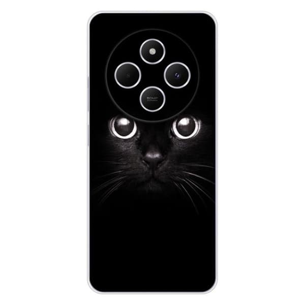 Tryckt silikonfodral som är kompatibelt med Xiaomi Redmi 14C 4G kattögon