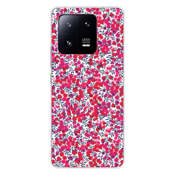 Tryckt silikonfodral kompatibelt Xiaomi 13 Pro Liberty Wiltshire Red