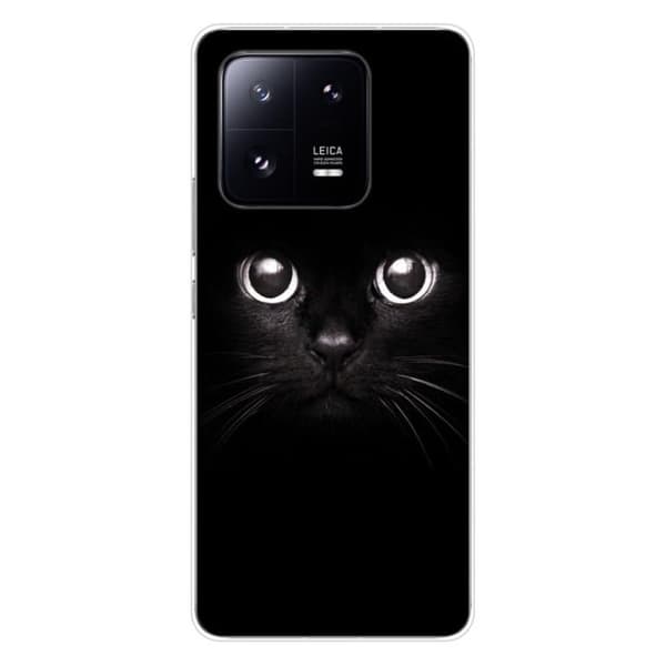 Tryckt silikonfodral som är kompatibelt med Xiaomi 13 Pro Cat-ögon