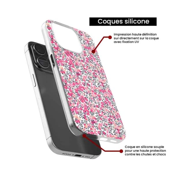 Tryckt silikonfodral kompatibelt med Xiaomi 13 Pro Liberty Wiltshire Rose