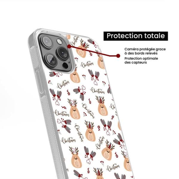 Siliconfodral med tryck - Samsung - Galaxy S21 FE - Söt Jul - Ökat skydd - Flerfärgad