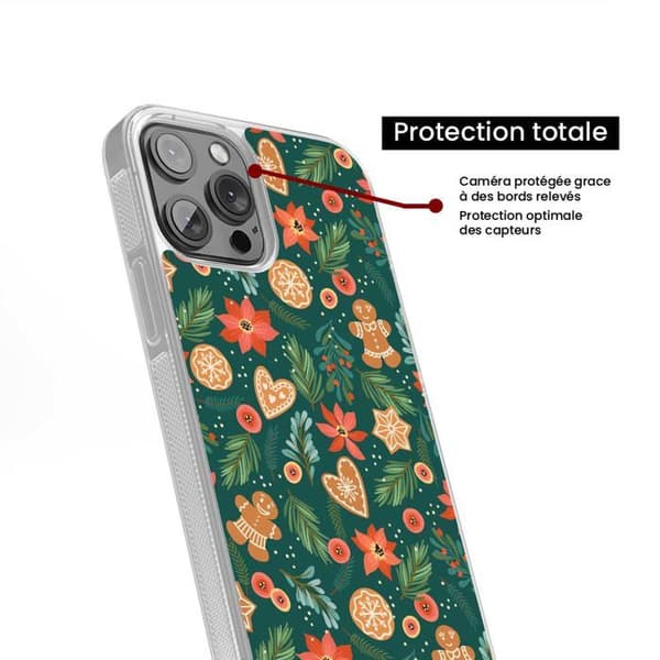 Tryckt förstärkt silikonfodral kompatibelt med Samsung Galaxy S22 Plus NO Gingerbread