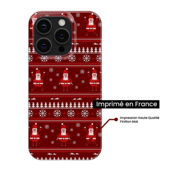 Tryckt silikonfodral kompatibelt Xiaomi Redmi Note 11 4G NO Jultröja Santa