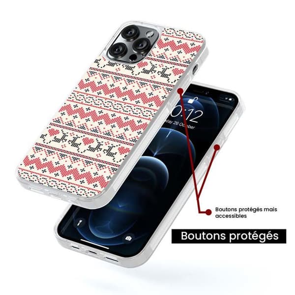 Förstärkt silikonhölje - JUL - Samsung Galaxy S24 - Mönstrad - Flerfärgad - Ökad skydd