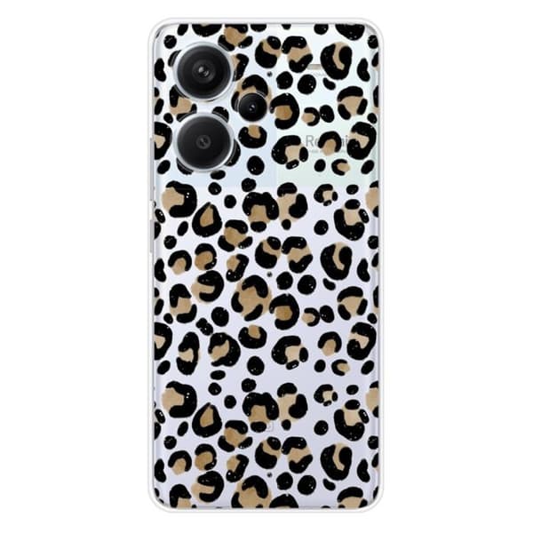 Tryckt silikonfodral som är kompatibelt med Xiaomi Redmi Note 13 Pro Plus 5G Leopard
