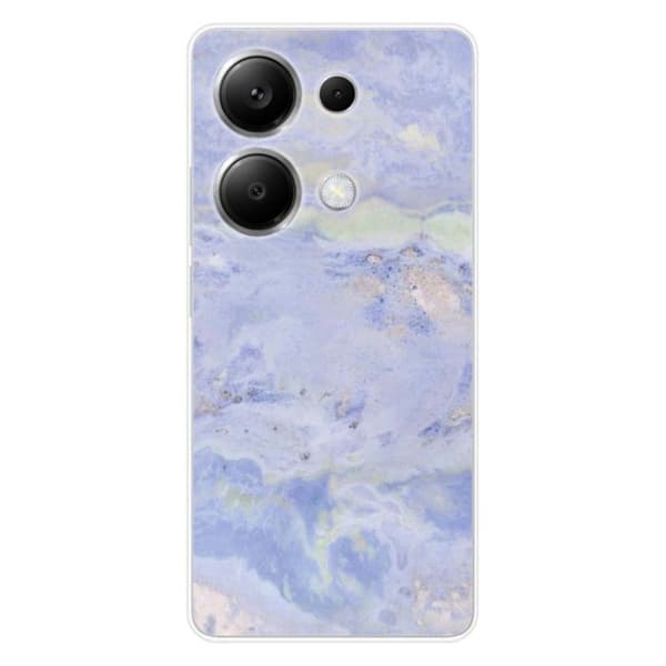 Tryckt silikonfodral som är kompatibelt med Xiaomi Redmi Note 13 Pro 4G Blue Marble