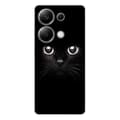 Miniatyrbild 1 av 6: Tryckt silikonfodral kompatibelt med Xiaomi Redmi Note 13 Pro 4G Cat Eyes