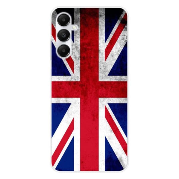 Tryckt silikonfodral som är kompatibelt med Samsung Galaxy A05S Englands flagga