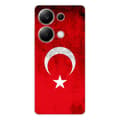 Miniatyrbild 1 av 6: Tryckt silikonfodral kompatibelt med Xiaomi Redmi Note 13 Pro 4G Türkiye flagga