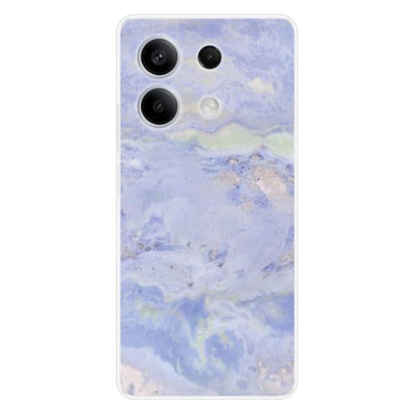 Tryckt silikonfodral som är kompatibelt med Xiaomi Redmi Note 13 5G Blue Marble