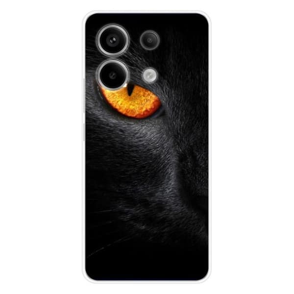 Tryckt silikonfodral kompatibelt med Xiaomi Redmi Note 13 Pro 5G Eye of Panterre