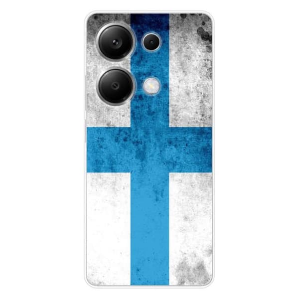 Tryckt silikonfodral som är kompatibelt med Xiaomi Redmi Note 13 Pro 4G Marseille flagga