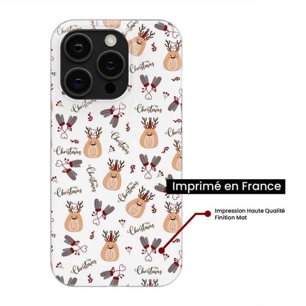 Tryckt silikonfodral kompatibelt Google Pixel 7 Pro NO Christmas Cute