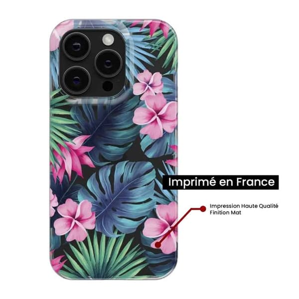 Tryckt silikonfodral kompatibelt Xiaomi Redmi Note 11 Pro Plus 5G Tropical Watercolor