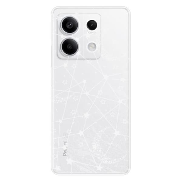 Tryckt silikonfodral som är kompatibelt med Xiaomi Redmi Note 13 5G Starry-linjer