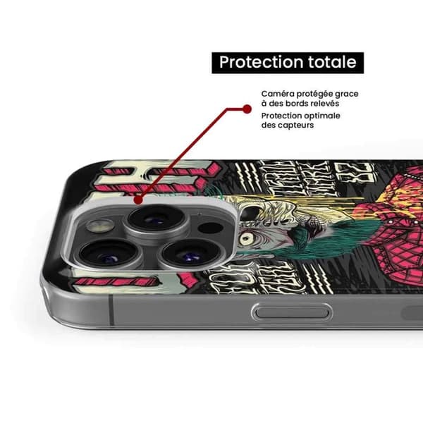Tryckt silikonfodral kompatibelt Xiaomi Redmi Note 13 Pro 5G Skull Urgh