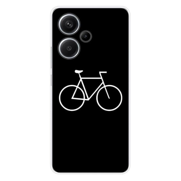 Tryckt silikonfodral kompatibelt Xiaomi Redmi Note 13 Pro Plus 5G Bike Hipster