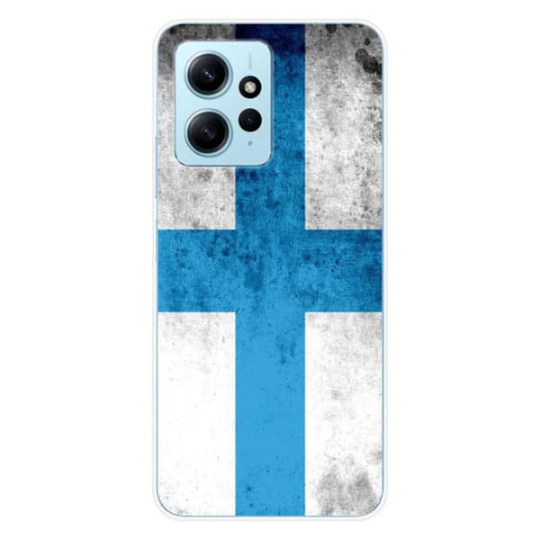 Tryckt silikonfodral kompatibelt med Xiaomi Redmi Note 12 4G Marseille flagga