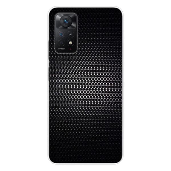 Tryckt silikonfodral kompatibelt med Xiaomi Redmi Note 11 Pro Plus 5G Dark Metal