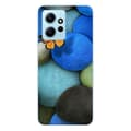 Miniatyrbild 1 av 6: Tryckt silikonfodral kompatibelt med Xiaomi Redmi Note 12 4G Blue Pebble Butterfly