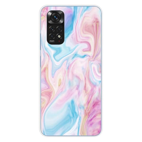 Tryckt silikonfodral som är kompatibelt med Xiaomi Redmi Note 11 4G tvål