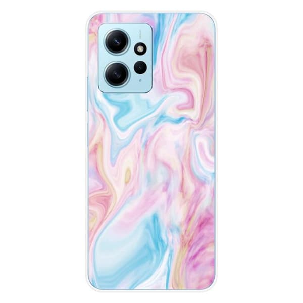 Tryckt silikonfodral som är kompatibelt med Xiaomi Redmi Note 12 4G tvål
