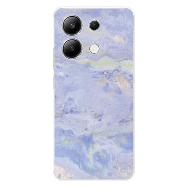 Tryckt silikonfodral som är kompatibelt med Xiaomi Redmi Note 13 4G Blue Marble