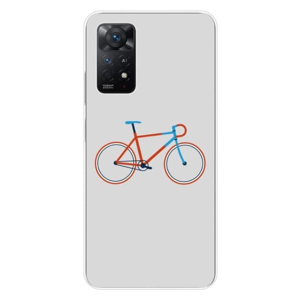 Tryckt silikonfodral kompatibelt med Xiaomi Redmi Note 11 Pro Plus 5G Bike color Hipster