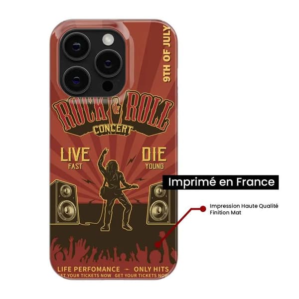 Siliconefodral tryckt - 1001 fodral - Xiaomi Redmi Note 13 4G - Rock-and-roll-mönster - Optimal skydd
